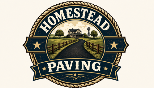 Homestead Paving acreage driveway and parking lot paving division